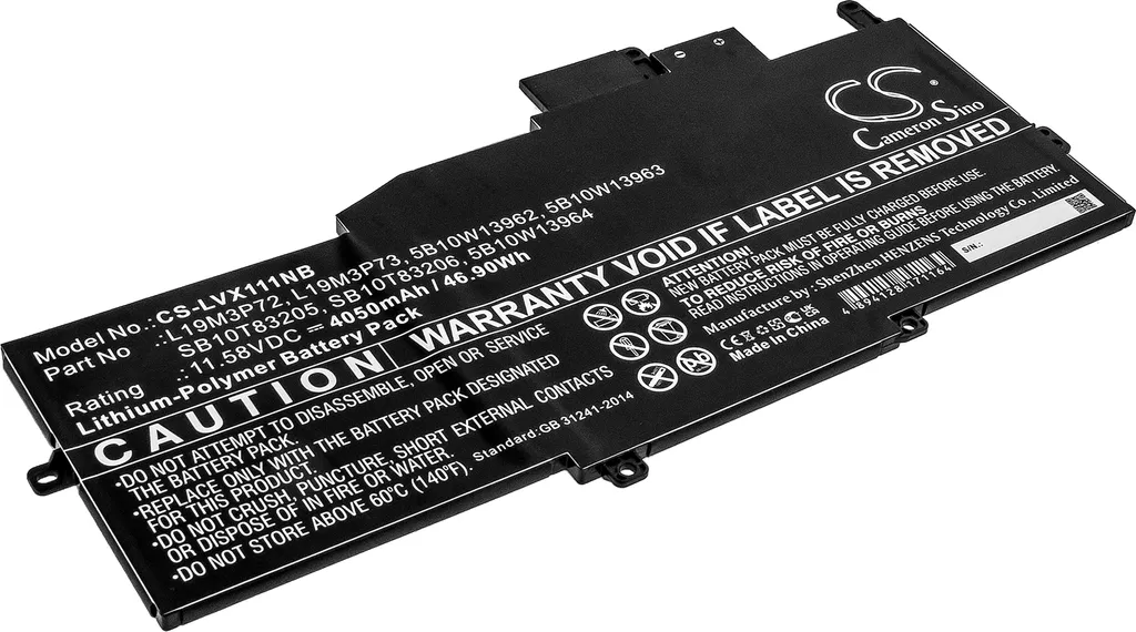 Ripristina il tuo ThinkPad X1 Nano con la Batteria TECHTEK 11.58V