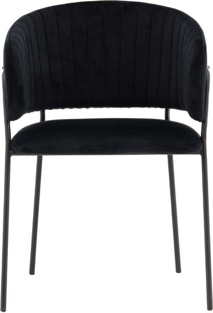 Venture Home Stuhl Selma Schwarz 2er-Pack