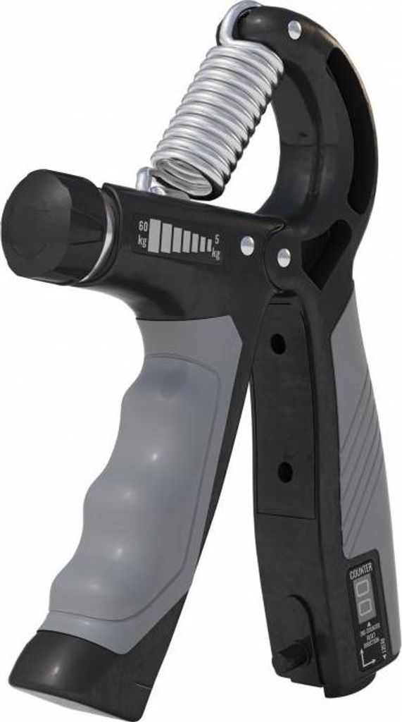 A hand grip strengthener is shown against a white background.