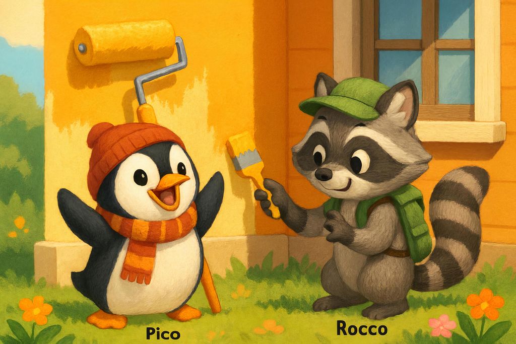 hansepuzzle 111887 - Pico & Rocco bauen ein Haus Puzzle, 2000 Teile, Kinder, 90,0 x 60,0cm mit hochwertiger Aufbewahrung, Kartonbox & Beutel