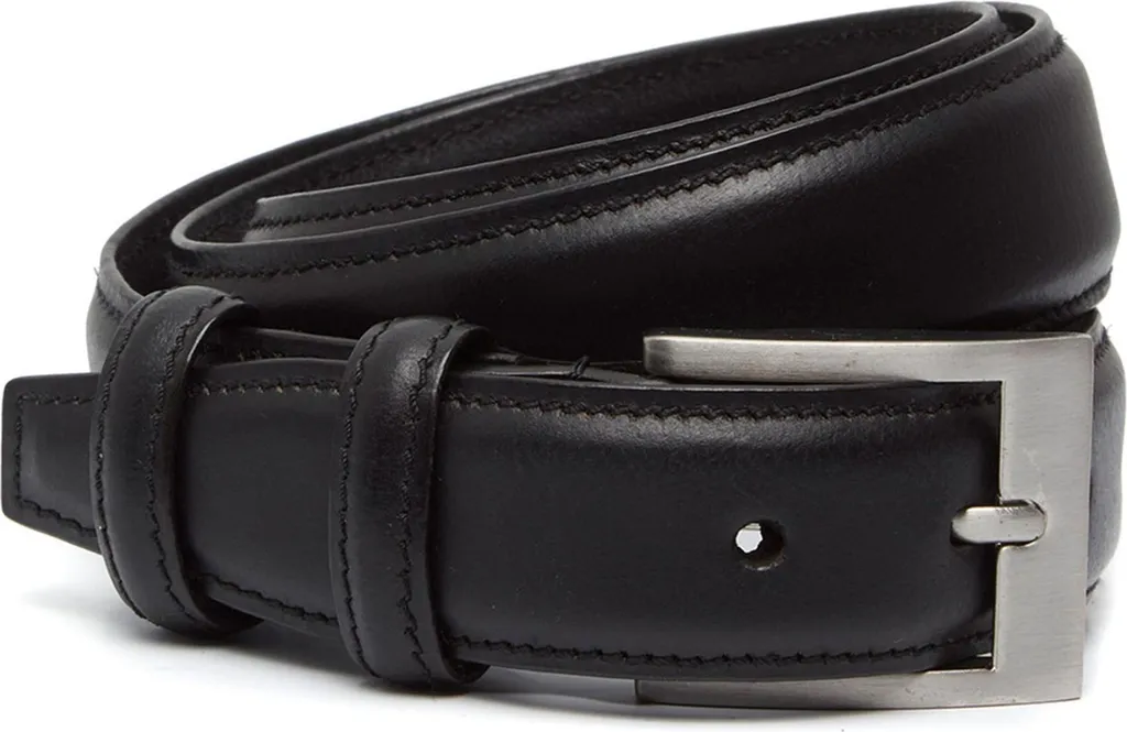Regalo Uomo: Cintura Chesterfield Elliot Pelle Nera W125 Elegante