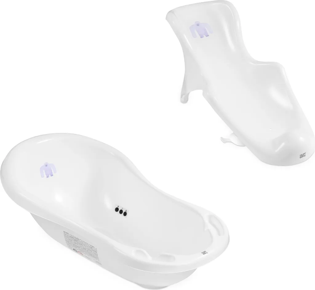 Set de bain bébé stable et confortable Hylat Baby avec siège inclus