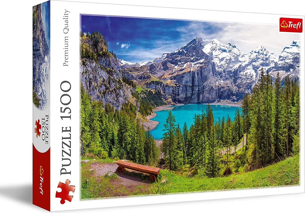 TREFL Puzzle Oeschinensee, Alpen 1500 Teile Produktbild 4