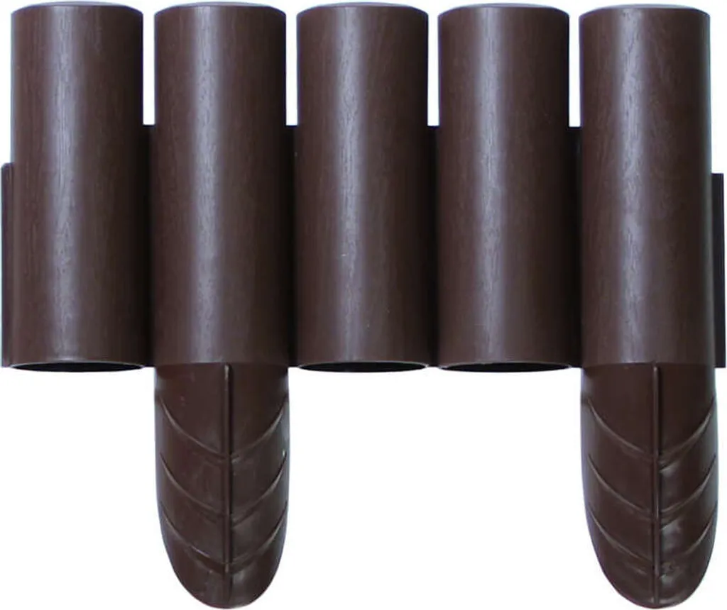 Palissade de jardin 235 cm terre cuite bordure flexible pour parterre