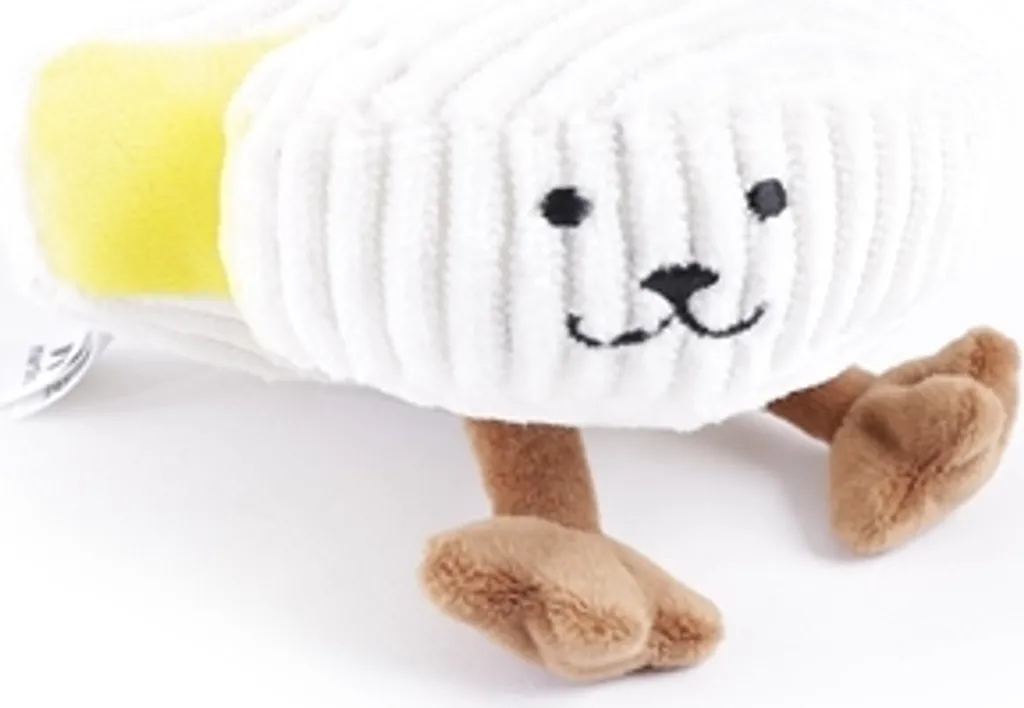 Peluche Martin le Camembert Rigolo - Doudou Original en Forme de Fromage