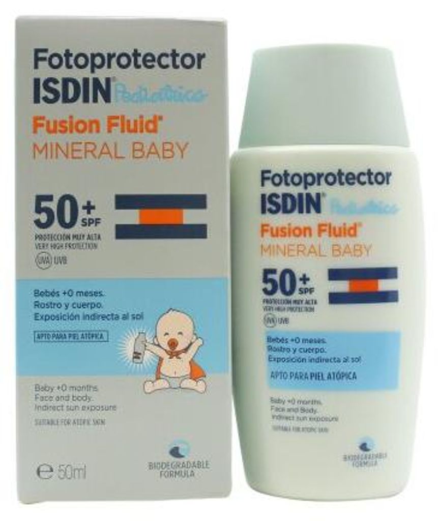 Isdin Photoprotector Ped.Fusion Flu.Min.Baby Lsf 50 50 ml Zdjęcie produktu 