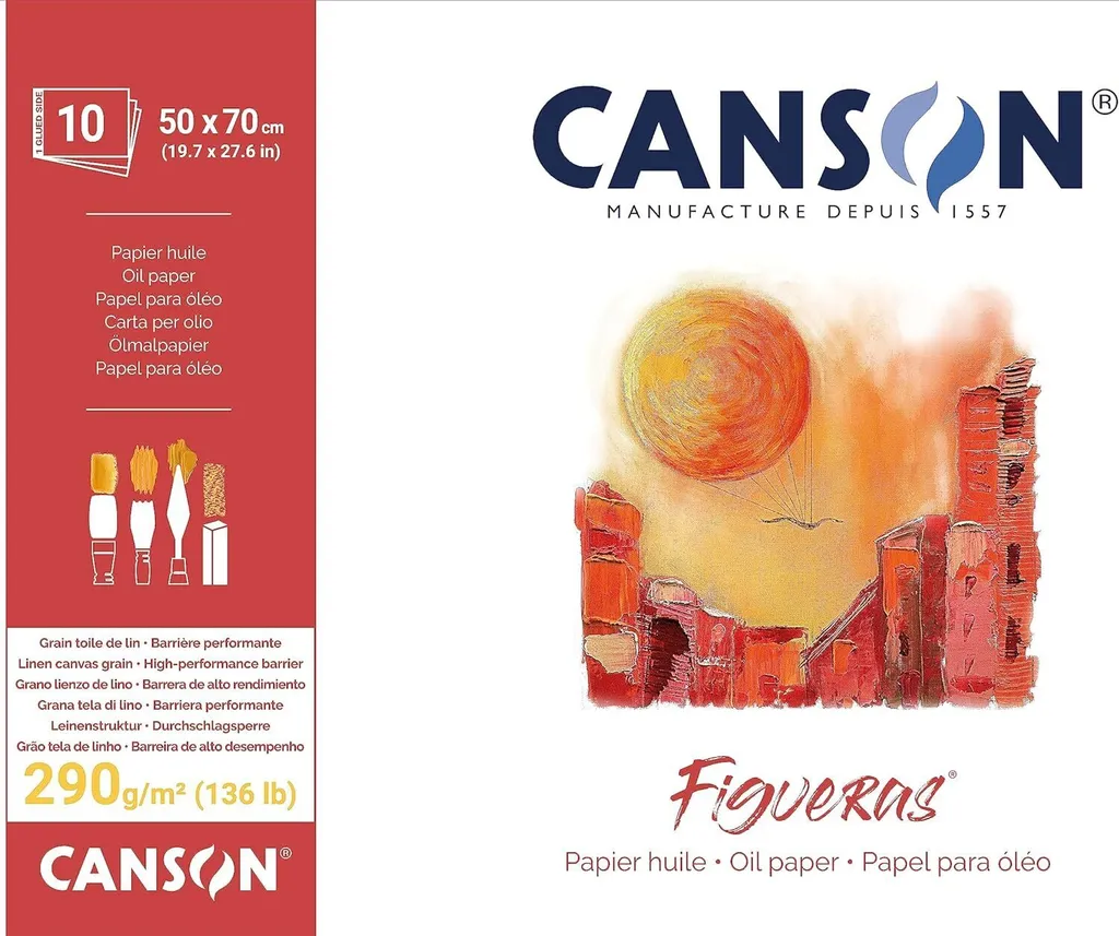 Canson Figueras: L'Arte della Pittura su Carta Telata 50x70 cm