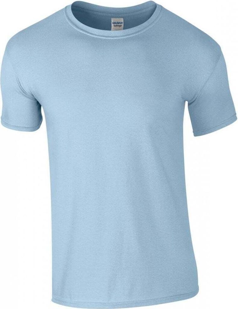 Gildan Herren Soft Style T-Shirt PC2882 (S) (Hellblau)