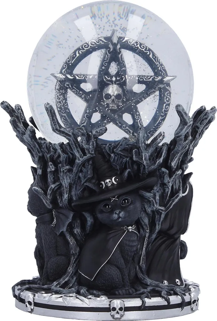 Cadeau Gothique Idéal : Boule à neige Cult Cuties Cercle de Malice 10cm