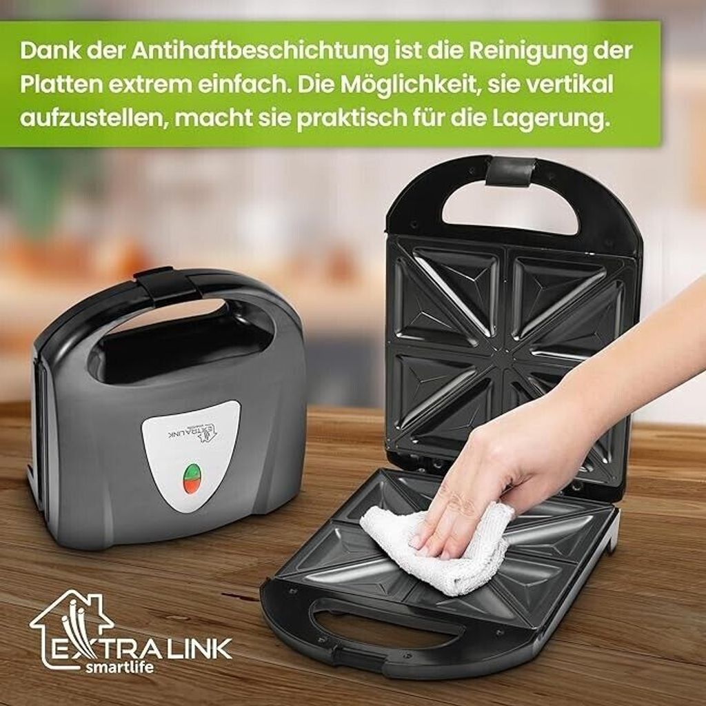 XXL Sandwich Toaster Sandwichmaker Sandwichtoaster Produktbild 6