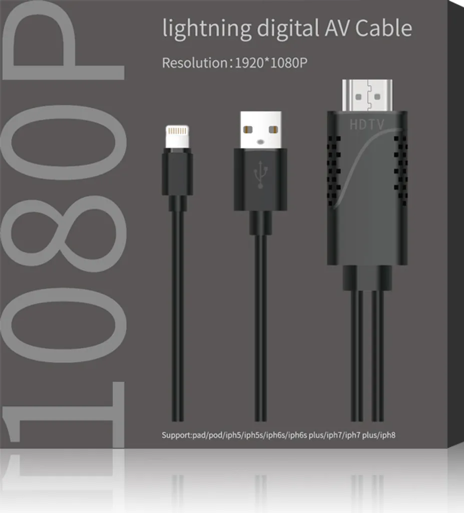 Cavo Mirroring Smartphone TV - Adattatore HDMI per iPhone e Android - 6