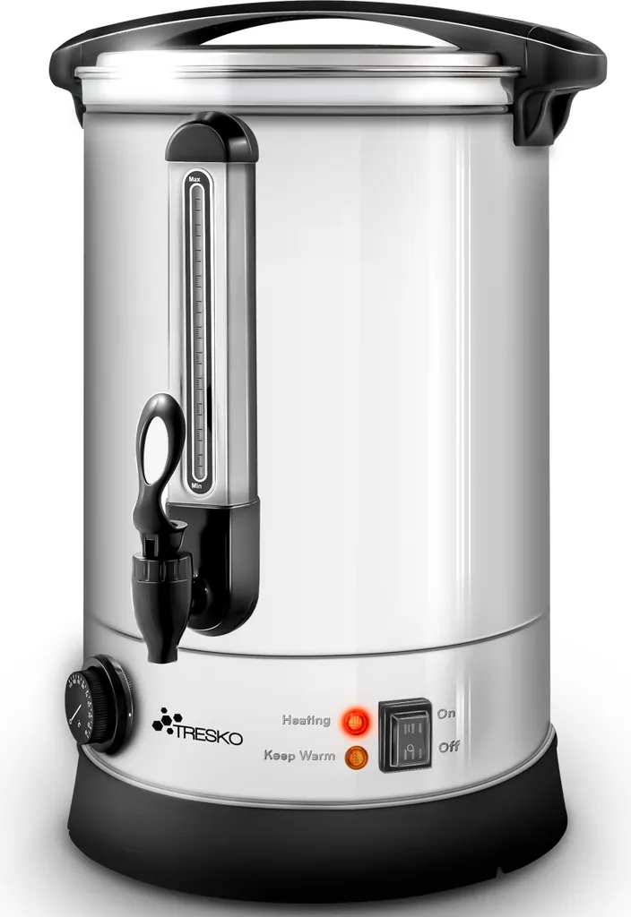TRESKO® Macchina Vin Brulé 20L | Scaldabevande in Acciaio Inox
