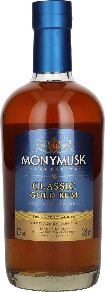 Monymusk Plantation CLASSIC GOLD Rum 40% Vol. 0,7l