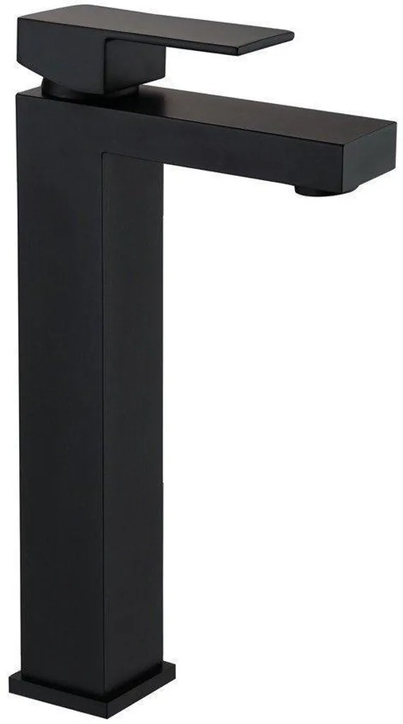 Miscelatore Alto Mexen Cube Nero: Design Minimalista per Bagno 72910-70