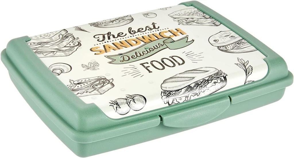 keeeper Brotdose carla mini "Space Tour" nordic green Produktbild 