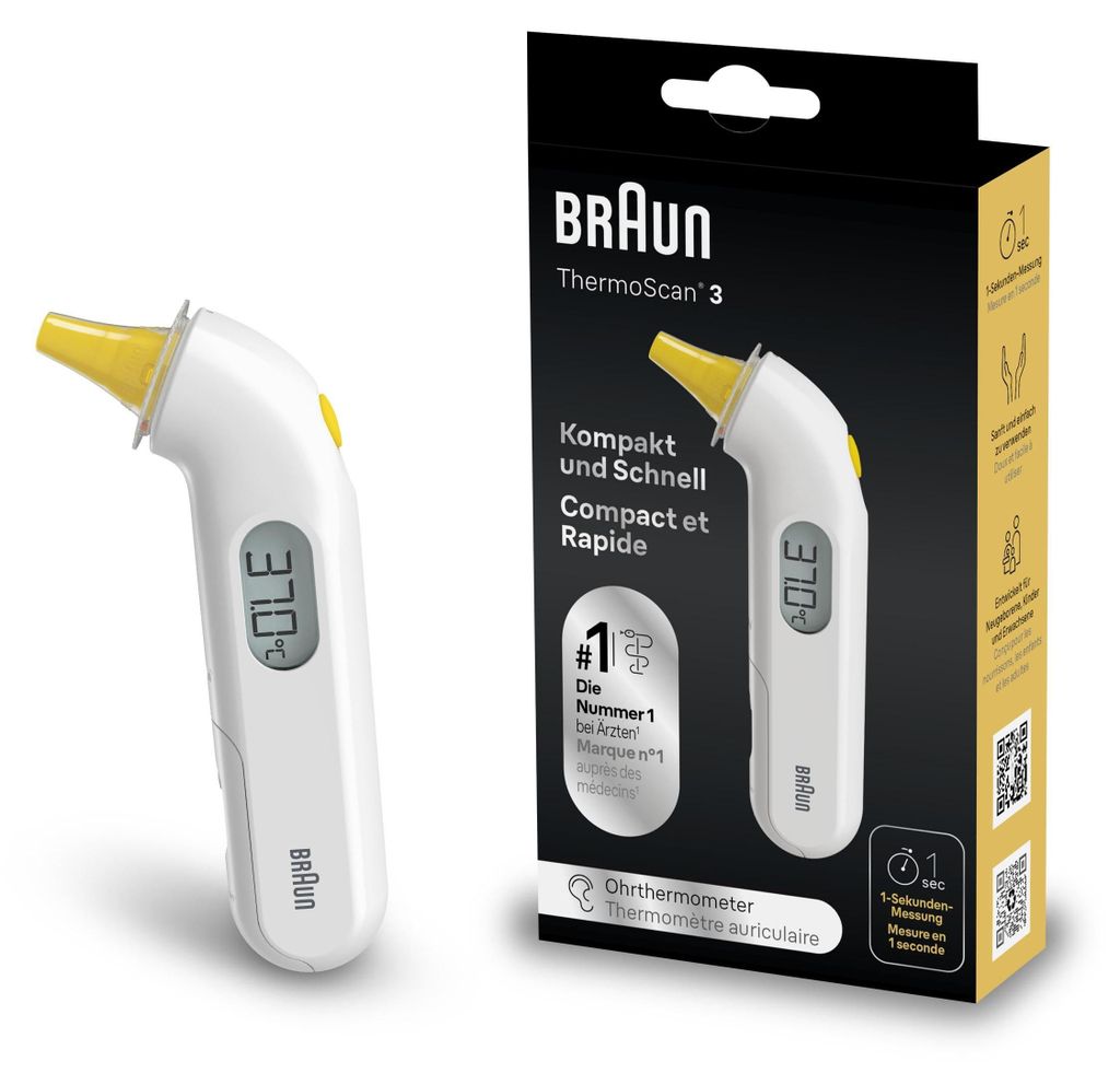 Braun IRT 3030 WE ThermoScan Produktbild 