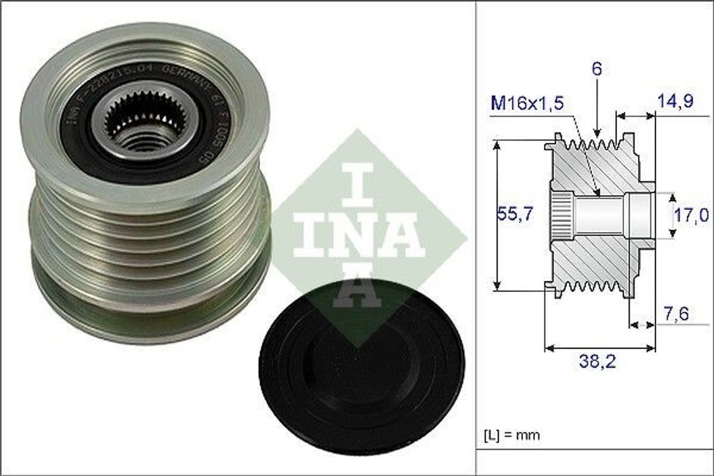 Ina Generatorfreilauf 535 0013 10
