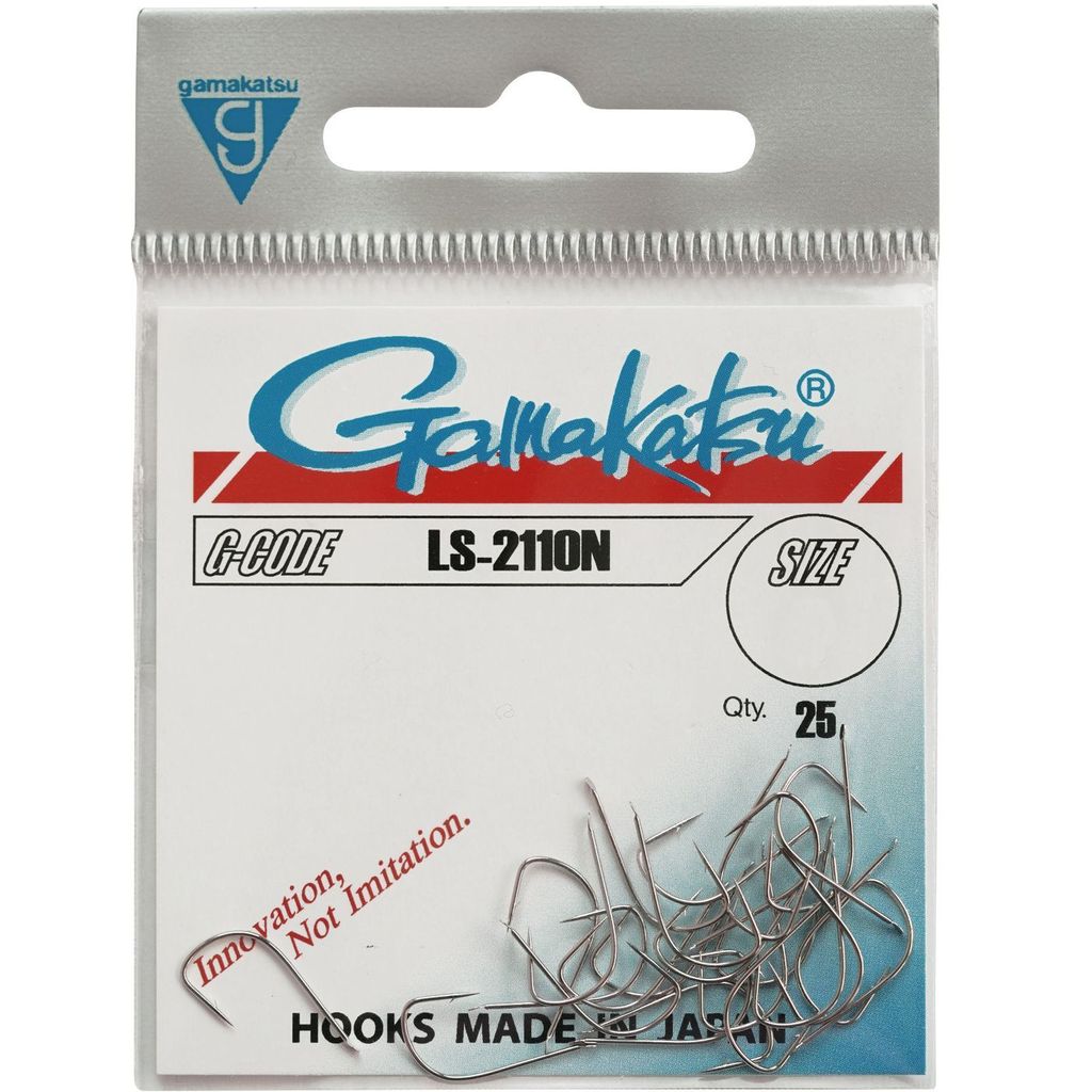 Gamakatsu LS-2110N Hooks - 25 Friedfischhaken, Größe:8