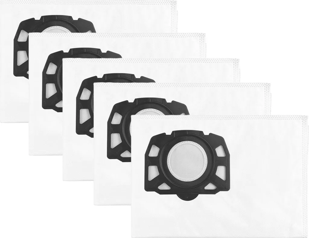 Lot de 5 sacs à poussière KFI 357 pour aspirateur Karcher WD2 WD3