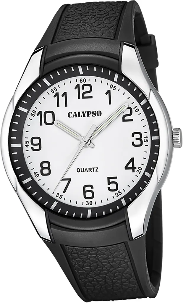 Montre de tous les jours Calypso analogique noire idéale pour le sport