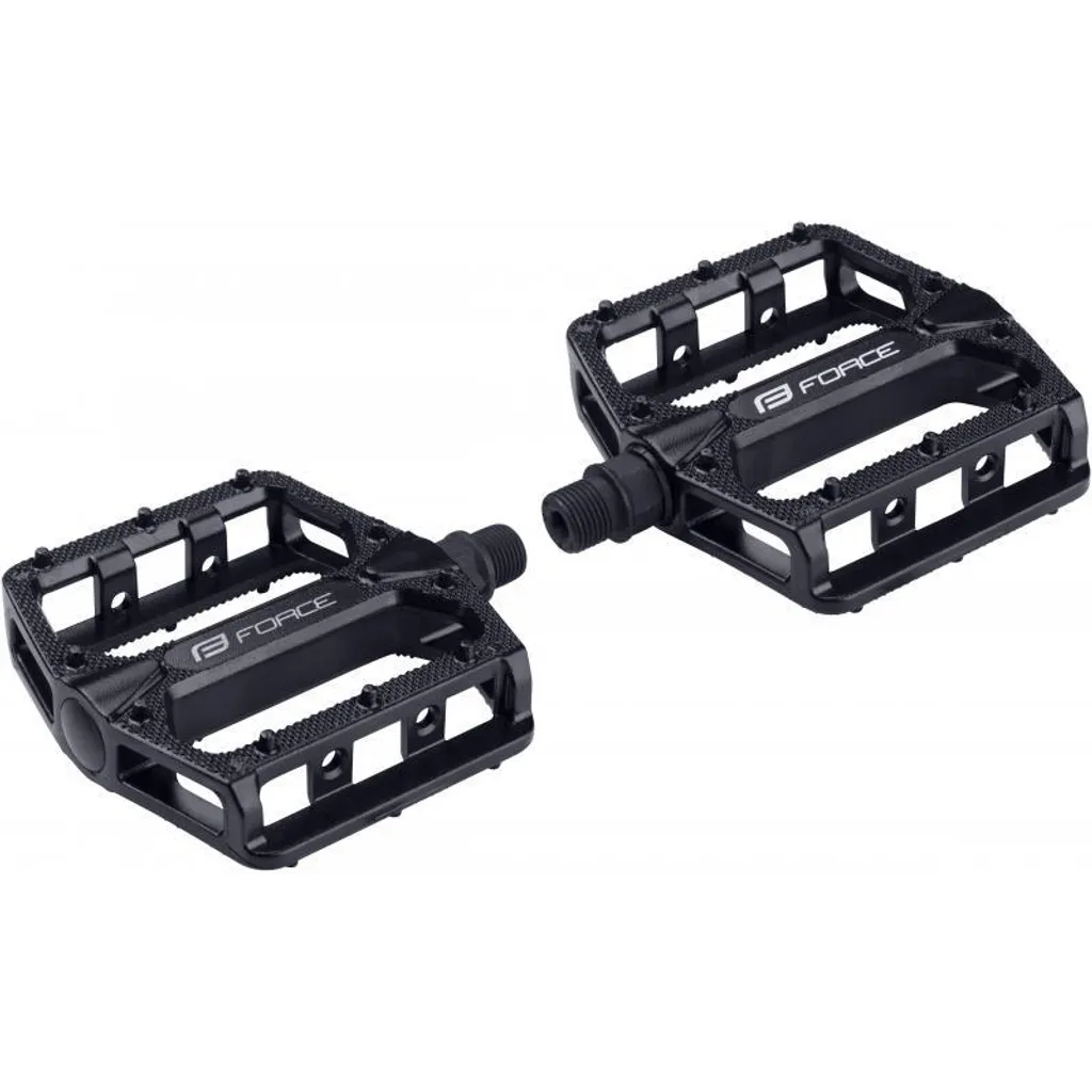 Pédales BMX Force Hot Alu Noir : finissez-en avec les pieds qui glissent