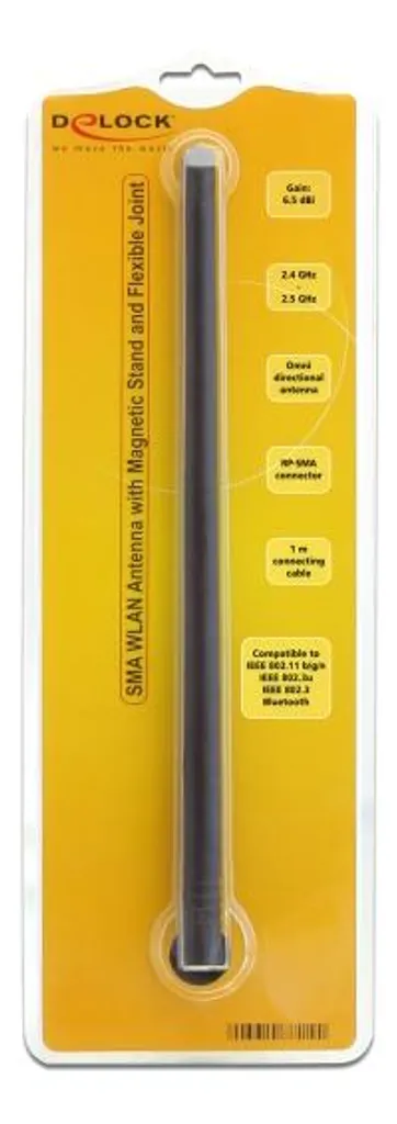 Antenne WiFi Omnidirectionnelle 6dBi RP-SMA Delock pour Routeur et PC - 4
