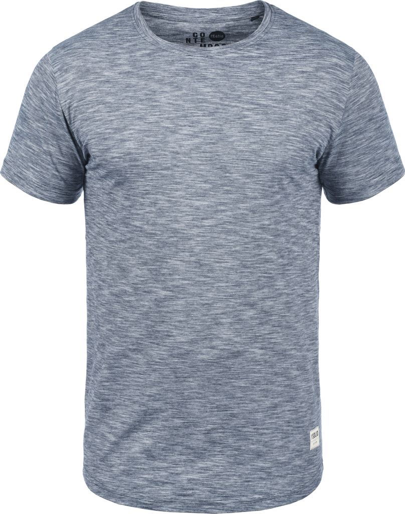 SOLID SDFigos Herren T-Shirt Kurzarm Shirt mit Rundhals-Ausschnitt 100% Baumwolle Regular fit