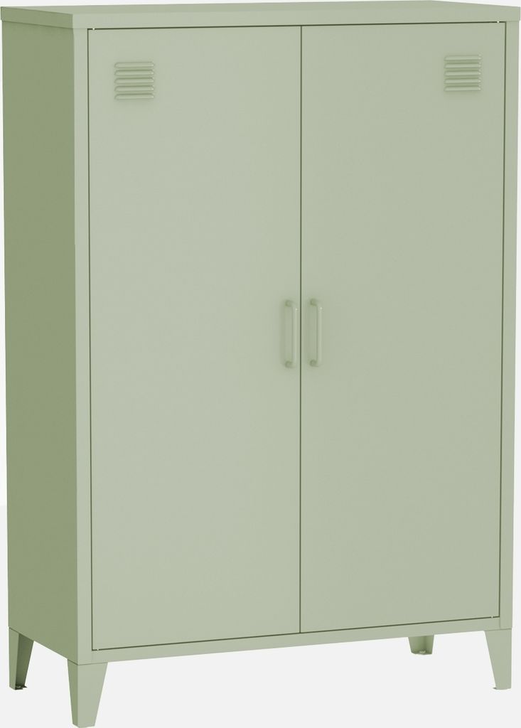 sweeek - Kommode/Schrank im industriellen Stil aus Metall Produktbild 