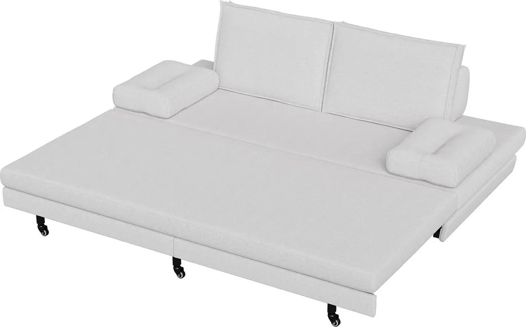 Canapé-lit extensible 180x200 cm en lin : fini le manque de place ! - 7