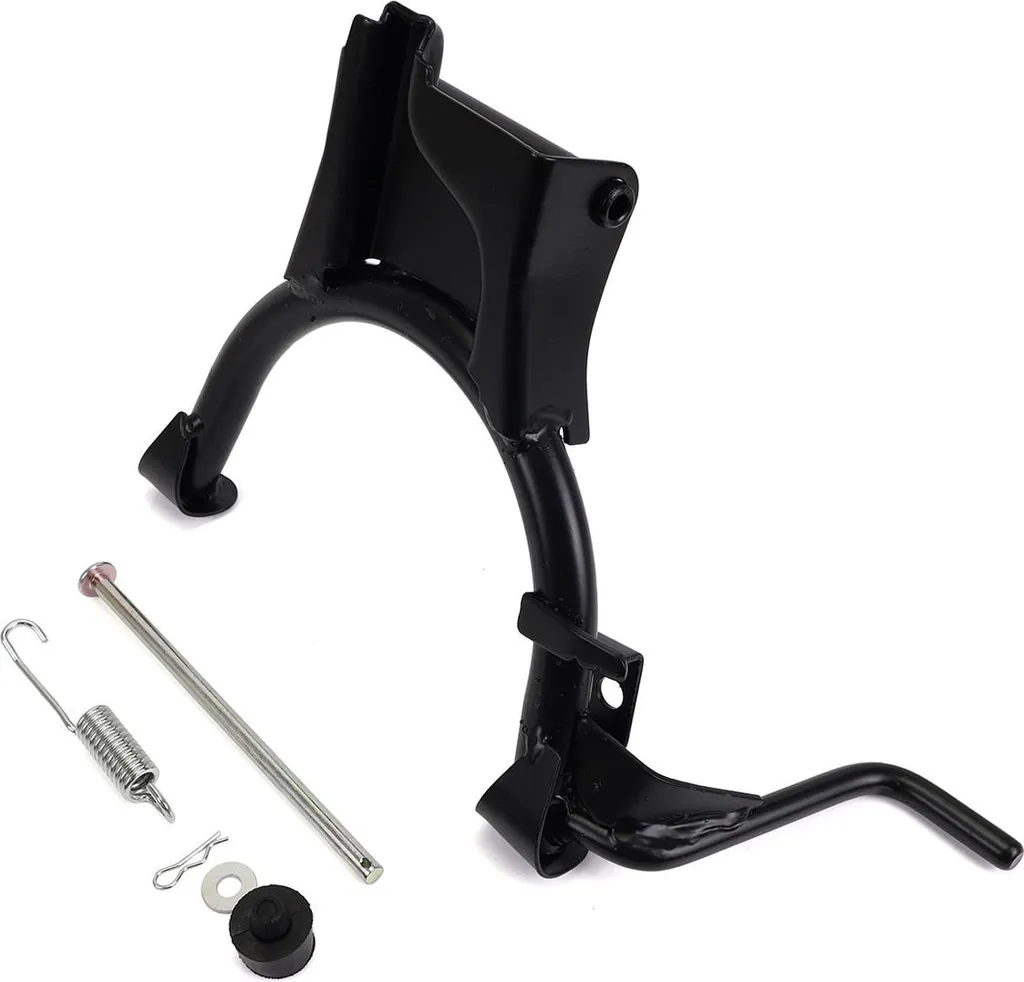 Pied central TNT Black 205 mm idéal pour entretien moto et rangement