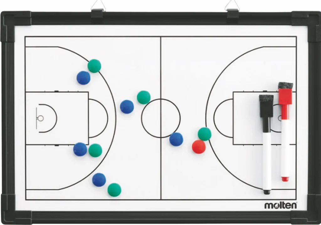 Molten SB0050 Tableau Tactique Magnétique Basketball avec Accessoires