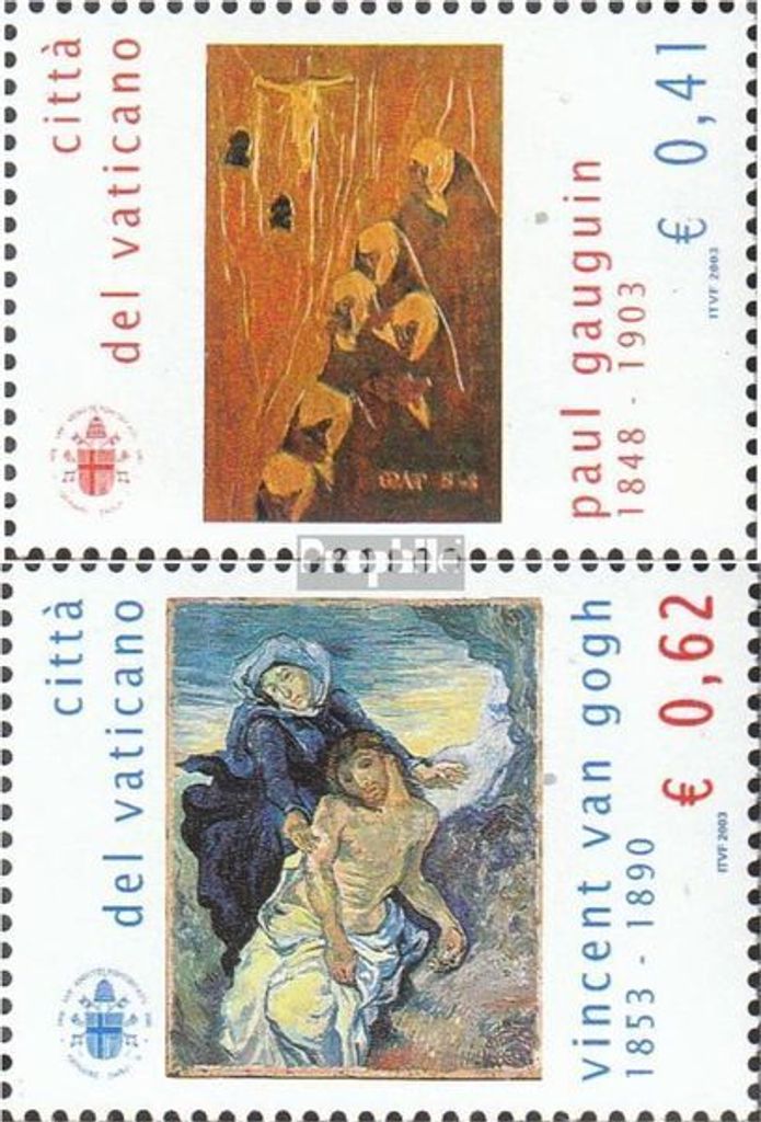 Briefmarken Vatikanstadt 2003 Mi 1461-1462 (kompl.Ausg.) postfrisch Maler