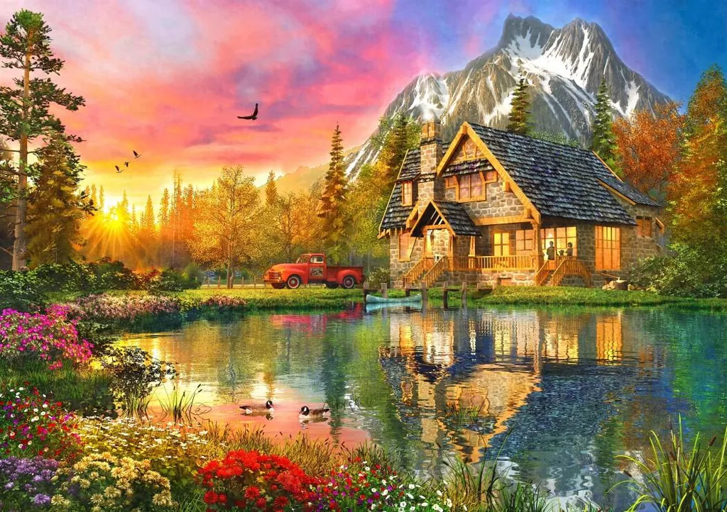 Puzzle 1000 pièces Oiseau bleu : Finies les pièces manquantes ou fragiles