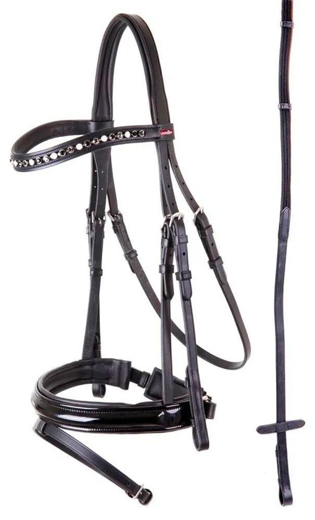 Premiere Grenoble&linen Reins Trense Silber Pony Silber Pony