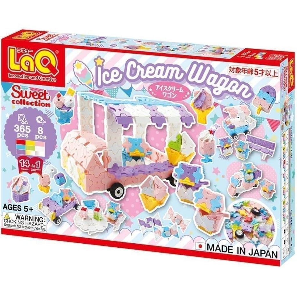 LaQ Sweet Kollektion ICE CREAM WAGON