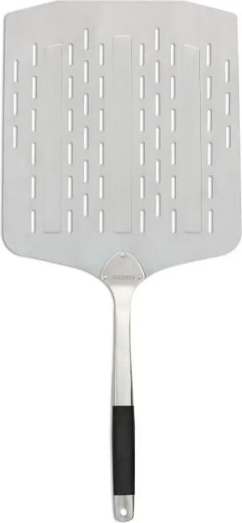 Cozze Pelle à Pizza Perforée en Aluminium 66 cm - Argent et Noir Original