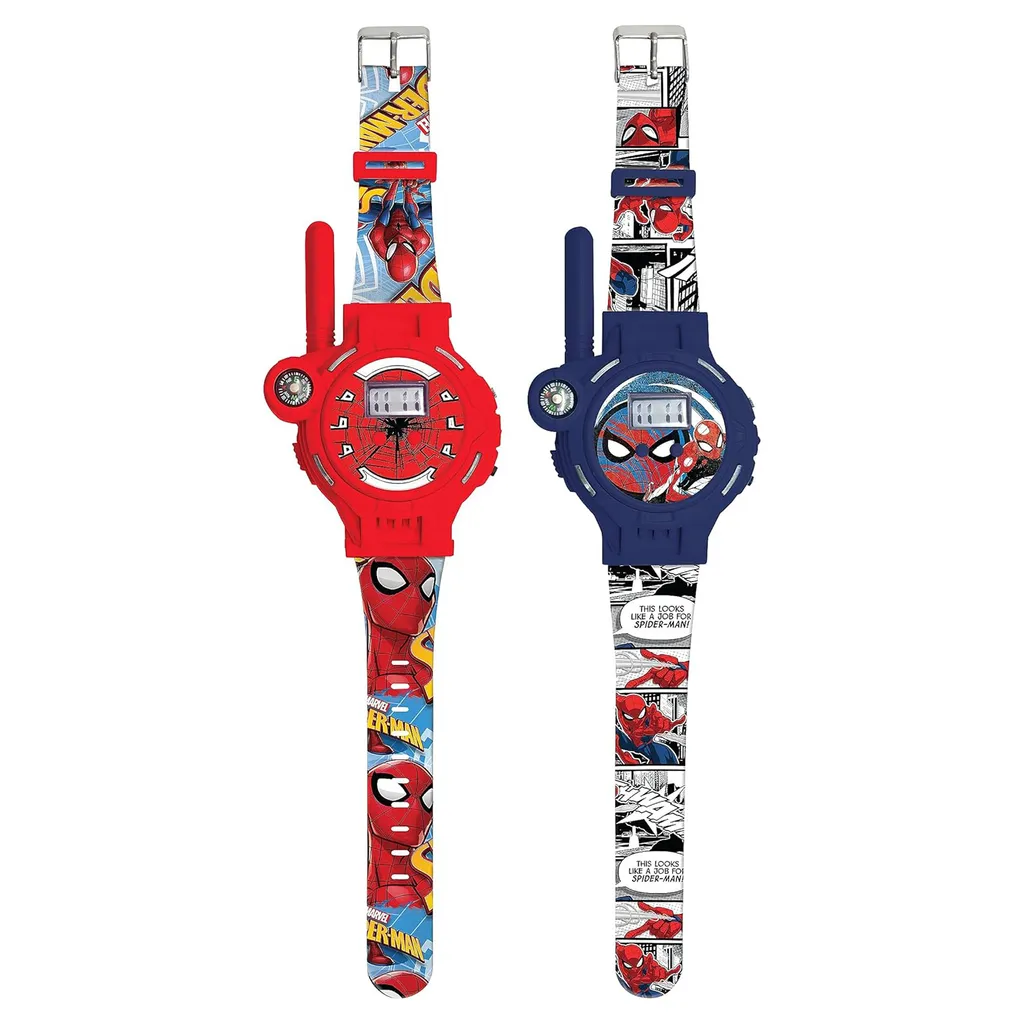 Montre digitale talkie-walkie Spider-Man portée 200m pour enfant