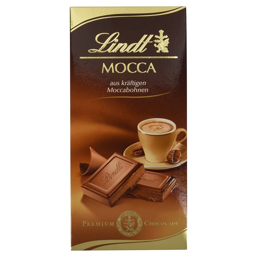 Lindt Mocca Vollmilch Tafel 100g Produktbild 