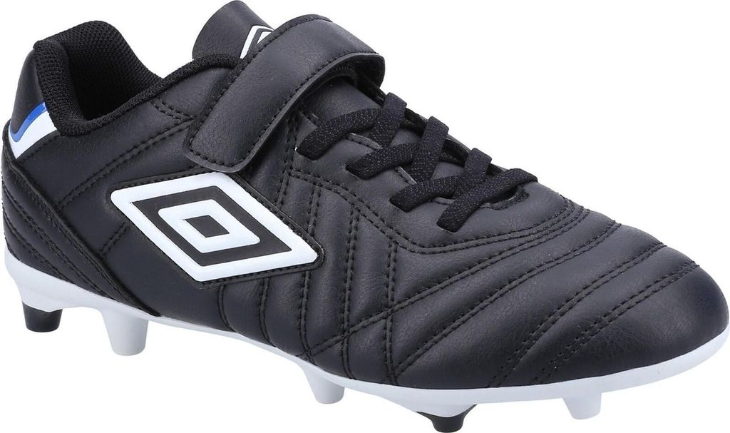 Umbro - Kinder Fußball-Stiefel "Speciali Liga", Fest FS9096 (37 EU) (Schwarz/Weiß)