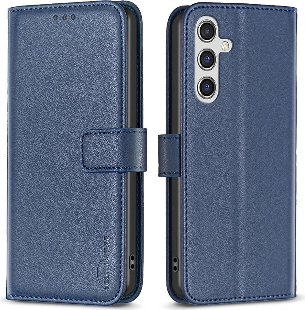 Samsung Galaxy A15 Hülle - BINFEN Klapphülle - Blau