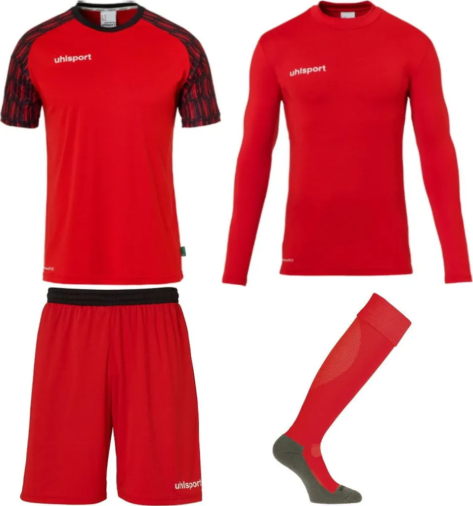 Tenue de Gardien de But Enfant Uhlsport Reaction Rouge Taille 128 cm