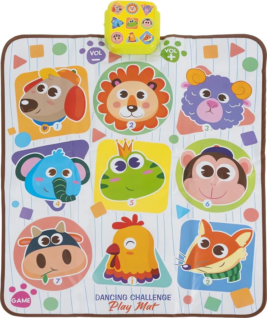 Tappetino Musicale Kruzzel 82 x 65 cm - Sistema Interattivo ISOx Certificato