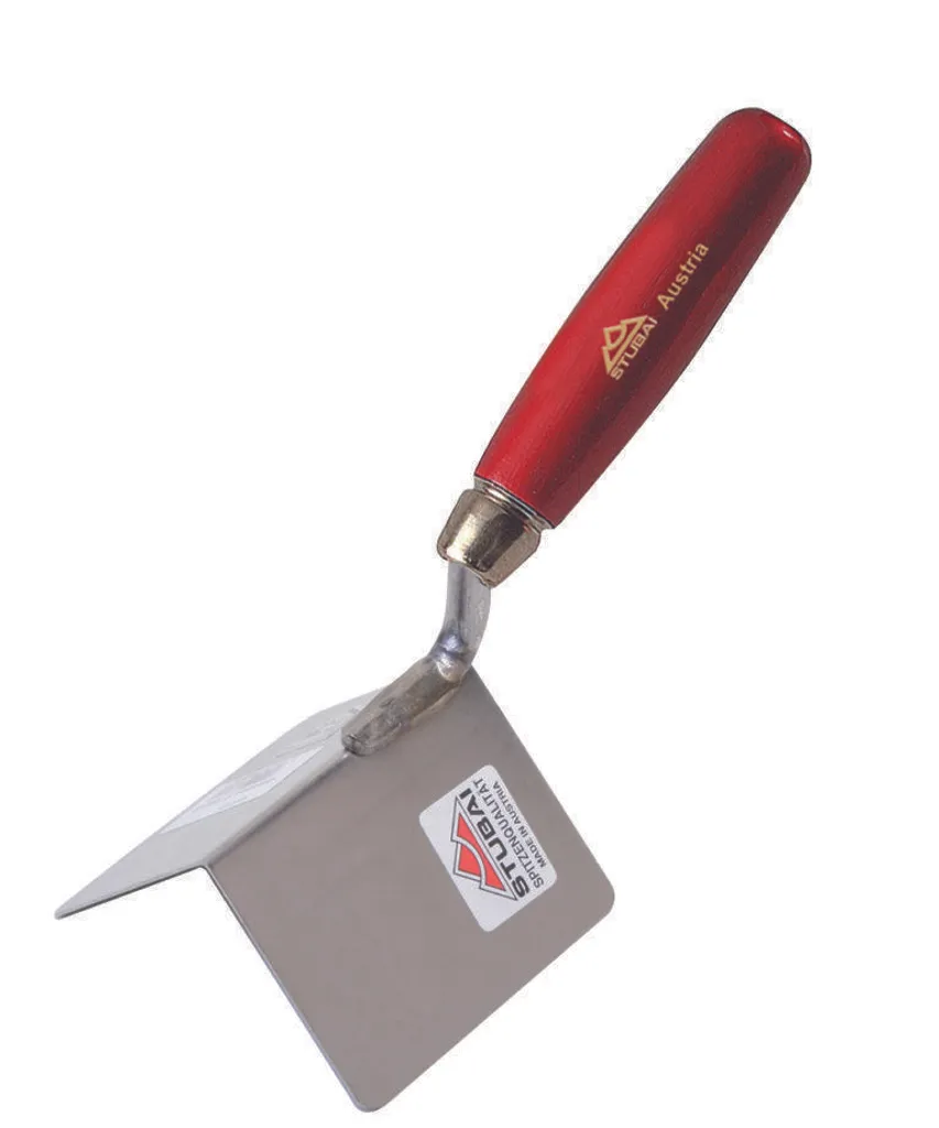 Frattazzo Inox Stubai 431612 per Angoli Esterni - 110x75x75mm
