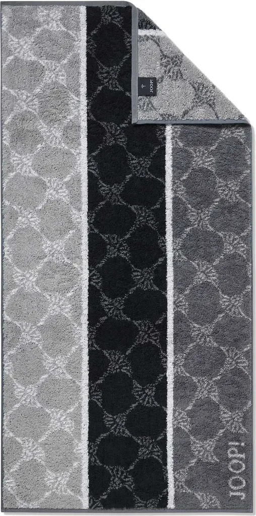 Serviette Joop! 50x100 cm Signature pour salle de bain chic noire