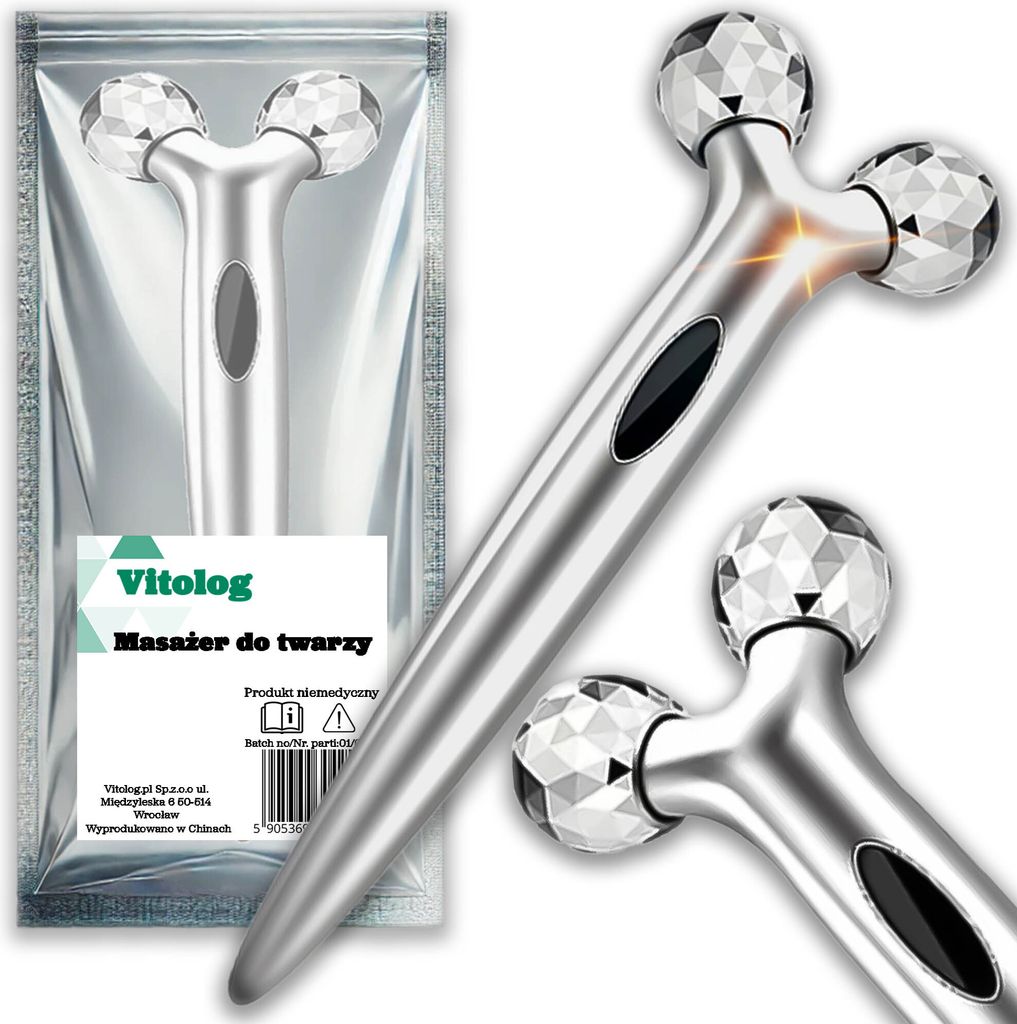 Gesichts-Roller-Massagegerät für Unter-Augen-Hals-Kinn-Massage 3d Lifting