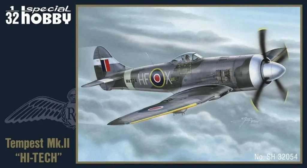 Tempest Mk.II 1:32 Maquette Avion Militaire pour Projet de Collection