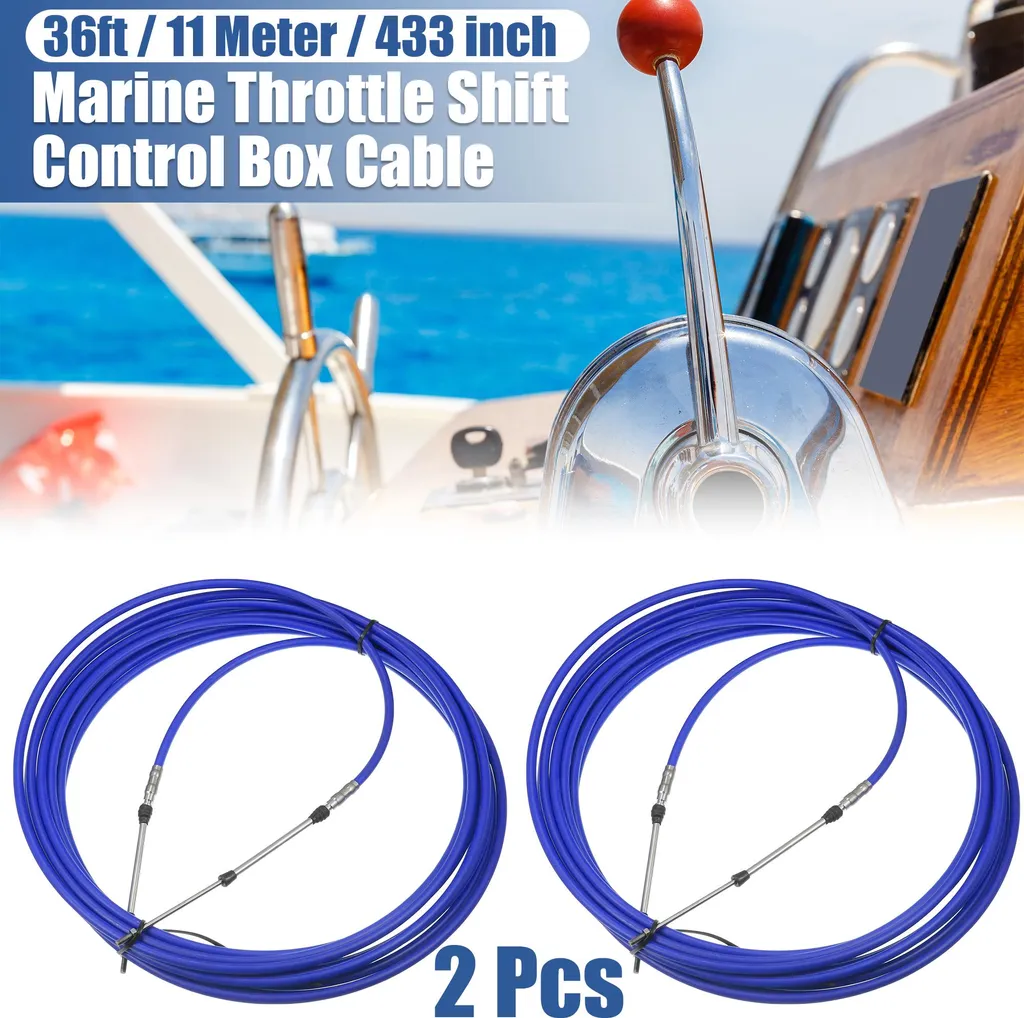 Câble de Vitesse pour Commande Marine 36ft Bleu Idéal Rénovation Bateau