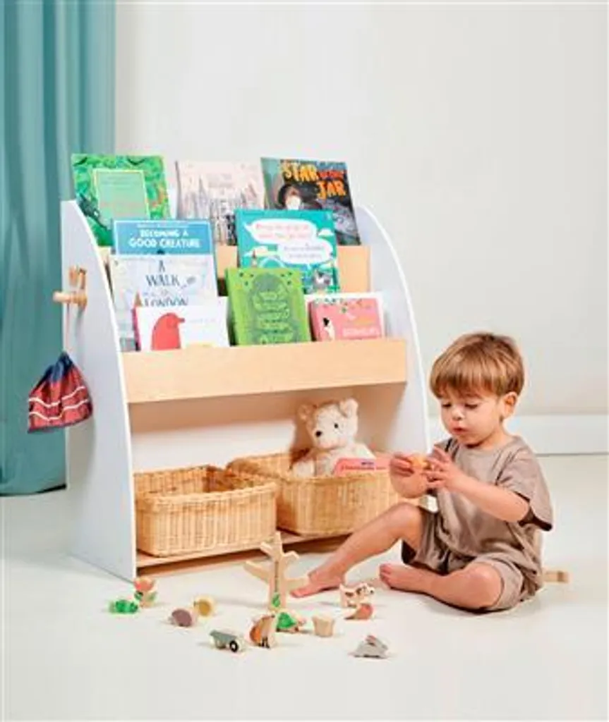 Bibliothèque bois enfant multicolore Tender Leaf - Finition Artisanale