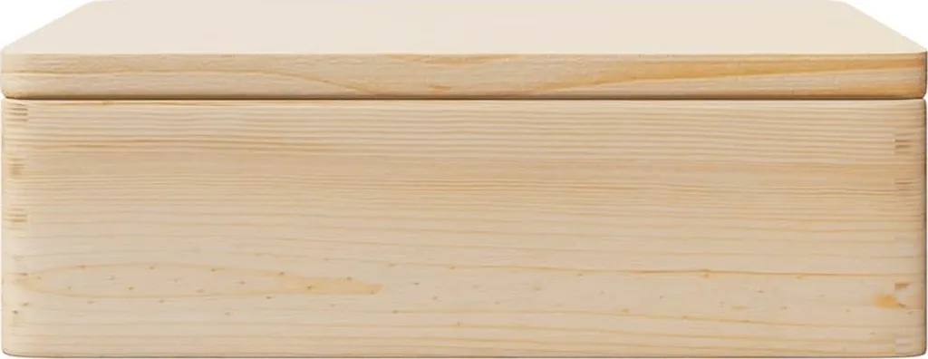 Scatola in Legno Grezzo con Coperchio 40x30x13 cm per Decoupage - 4