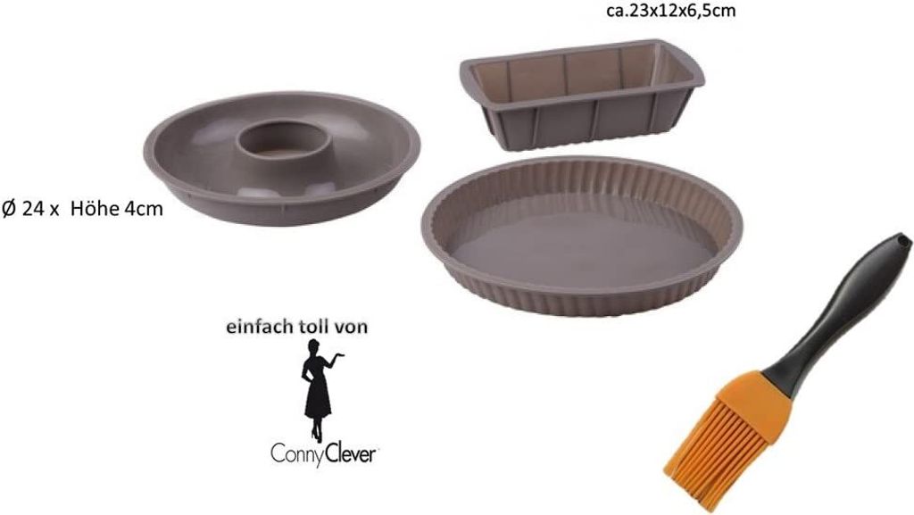 Silikon Backformen 3 Set GRL Conny Clever